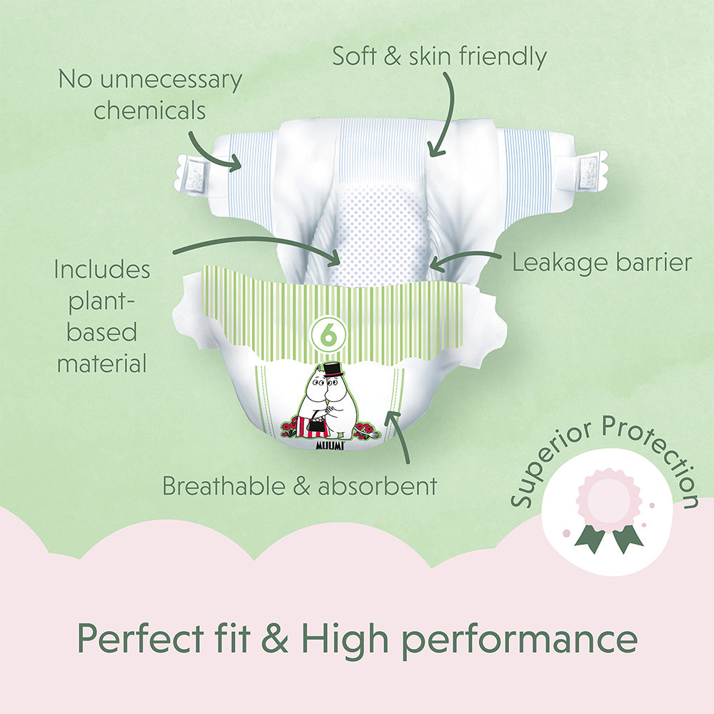 Moomin Baby luiers maat 6 (12-24 kg)