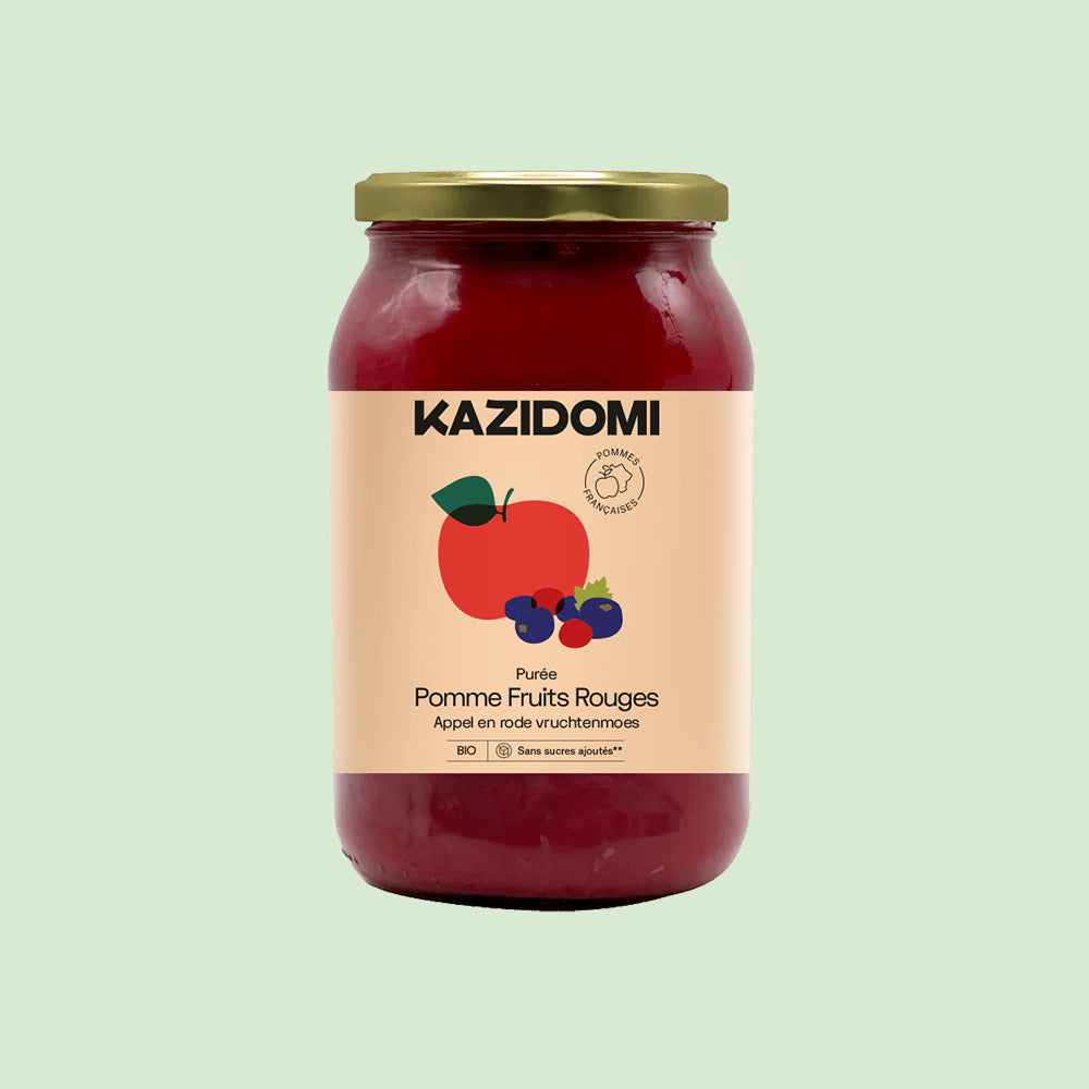 Bio Appel Rode Vruchten Compote