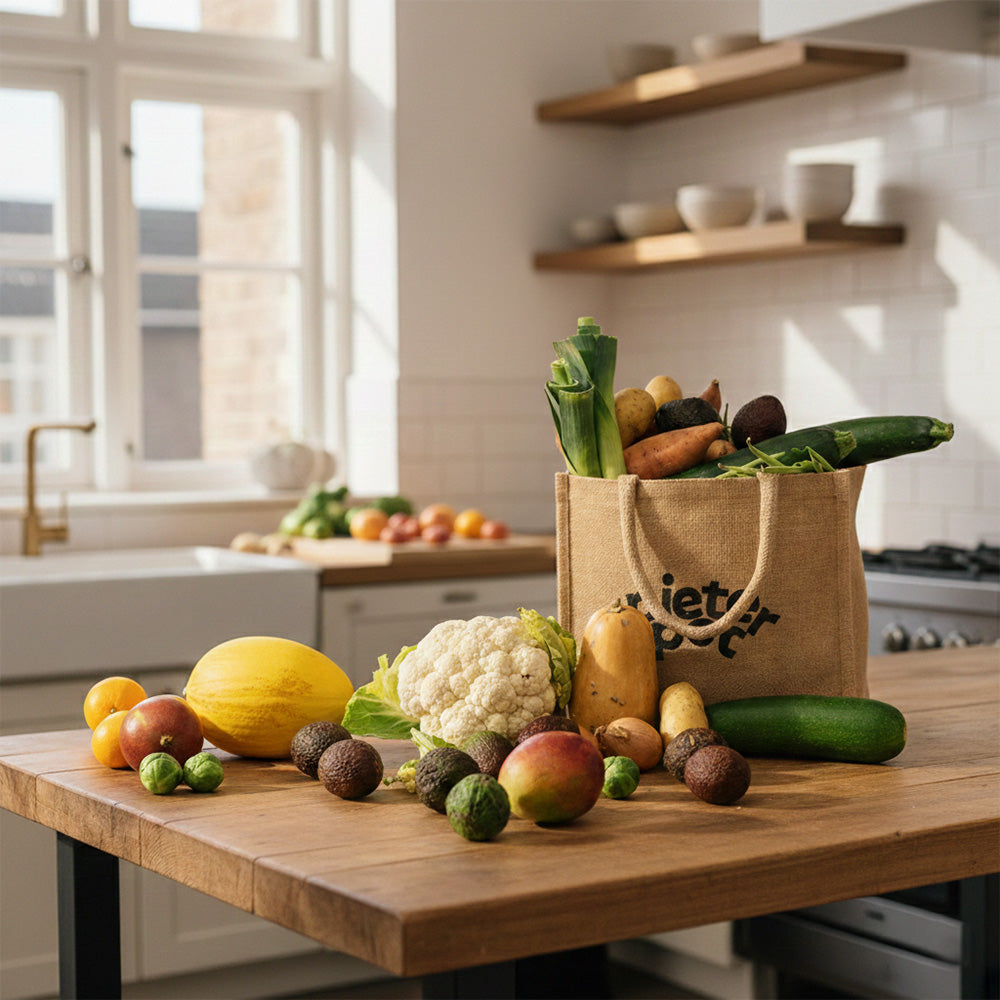 Groentetas & fruittas (bezorgd op wo & do)