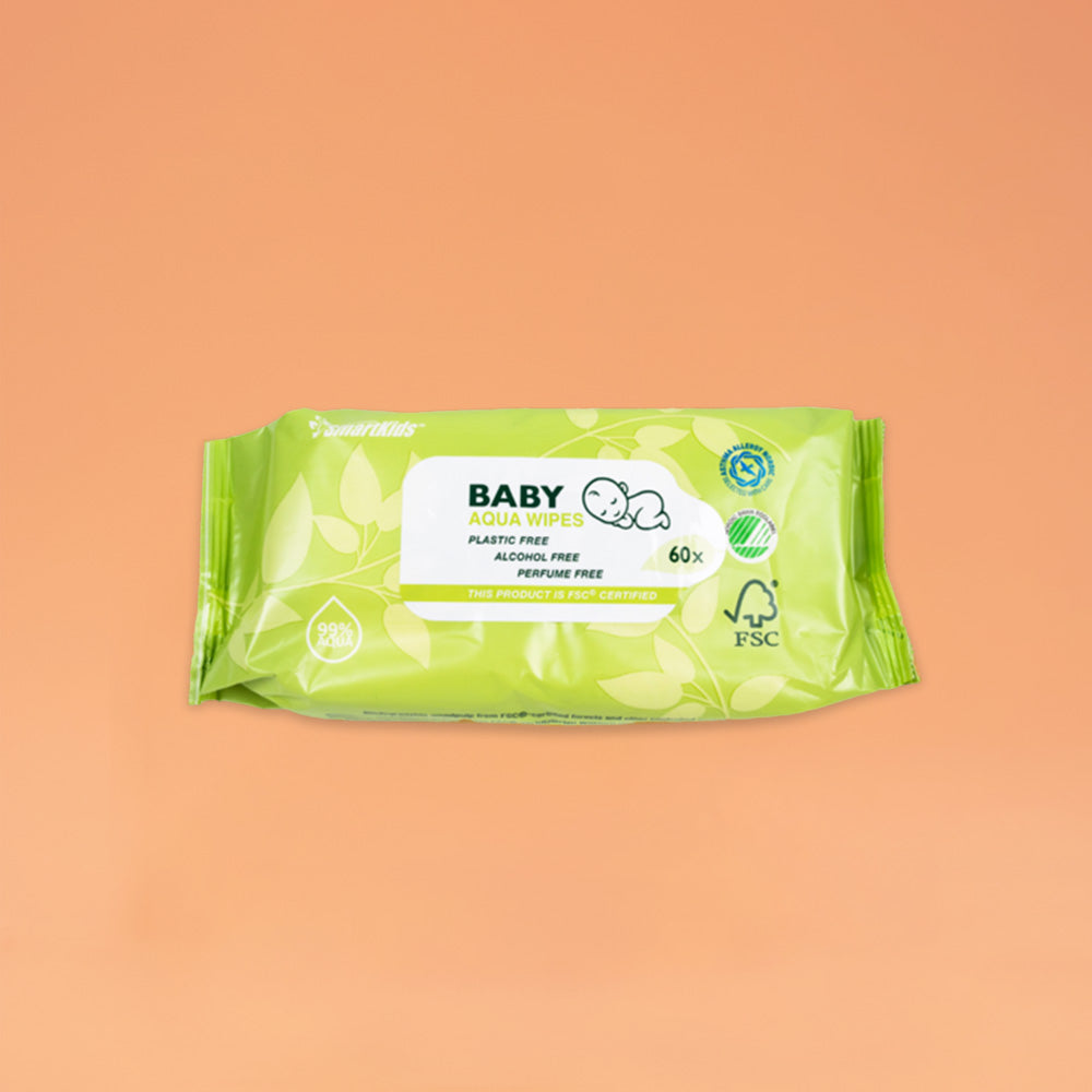 Baby Aqua Wipes/ billendoekjes, 60 stuks