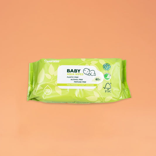 Baby Aqua Wipes/ billendoekjes, 60 stuks