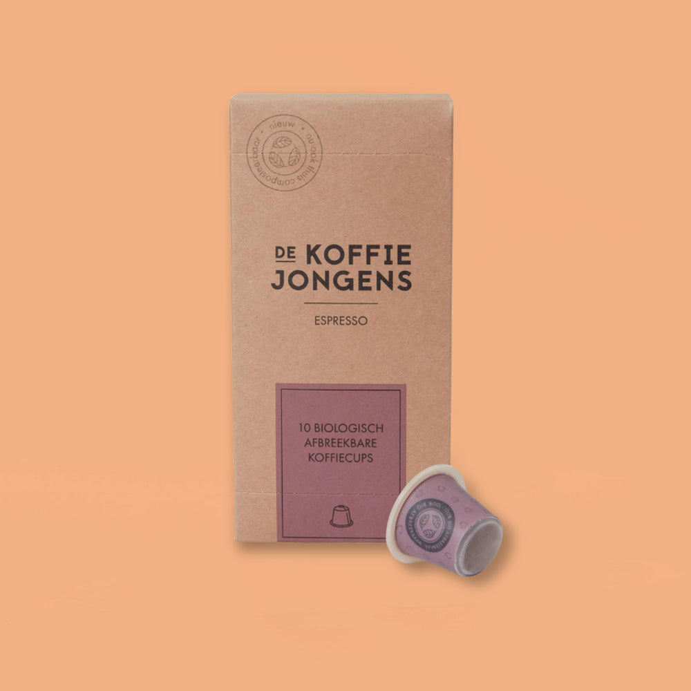 Bio Espresso koffie cups, 10 stuks