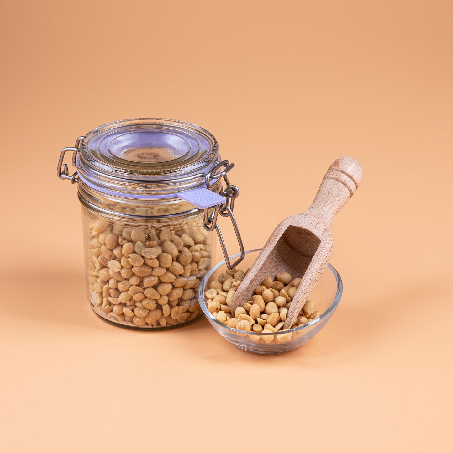 Bio pinda's, geroosterd en gezouten