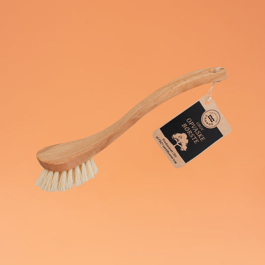 Afwasborstel FSC met gebogen steel hard