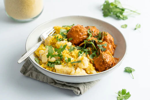 Rode curry - met vegan gehaktballen