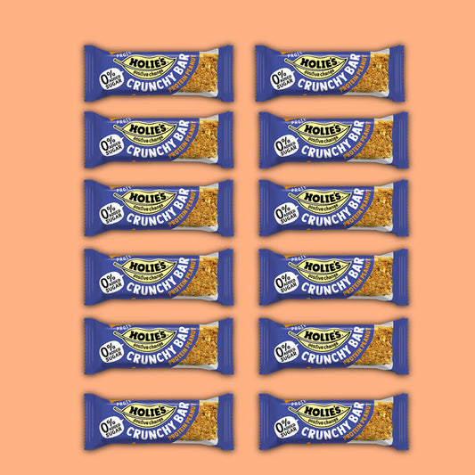 Holie crunchy bar, protein peanut 12 stuks