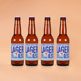 Alcohol arm lager, 4-pack