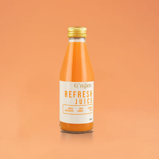 Wortel druif kokoswater sap
