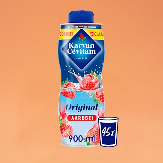 Verpieter me niet - Karvan Cevitam aardbei (900ml)