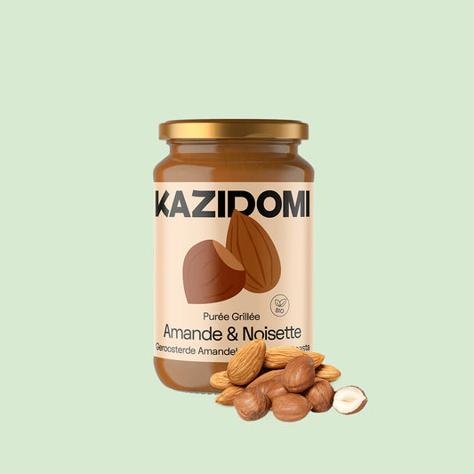 Bio Geroosterde Amandel & Hazelnootpasta