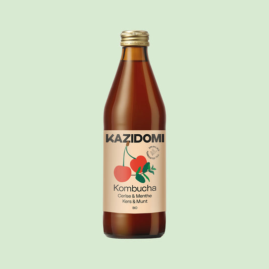 Bio Kombucha Kers & Munt