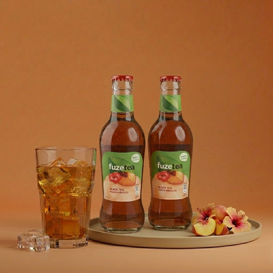 Fuze Tea Peach Hibiscus 200ml 2-pack