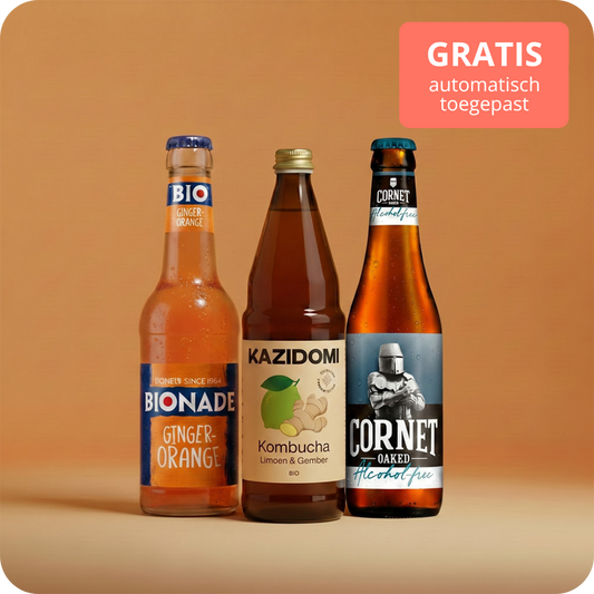 Gratis Kombucha, Cornet 0.0 en Bionade