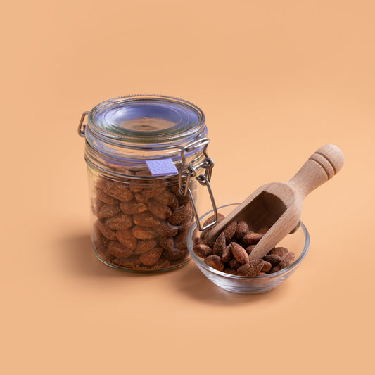 Amandelen, gerookt en gezouten