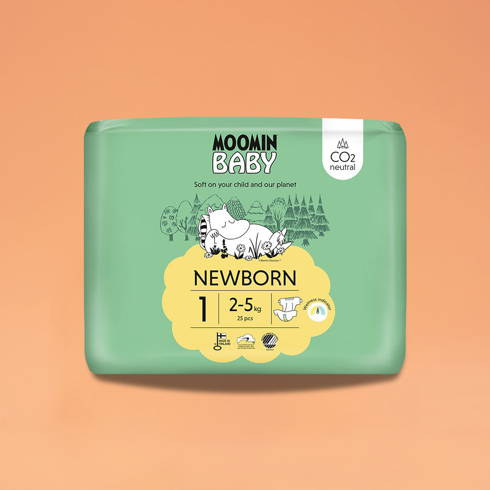 Moomin Baby luiers maat 1 (2-5 kg)