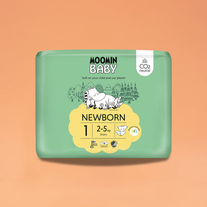 Moomin Baby luiers maat 1 (2-5 kg)
