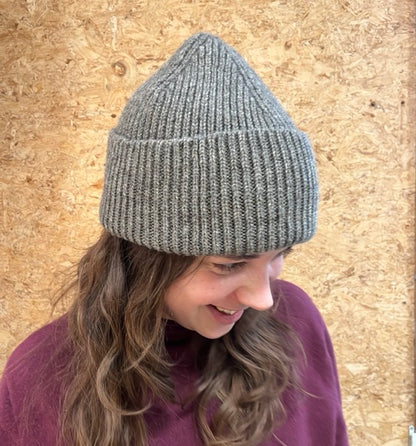 Muts van Merino- en Alpacawol, taupe