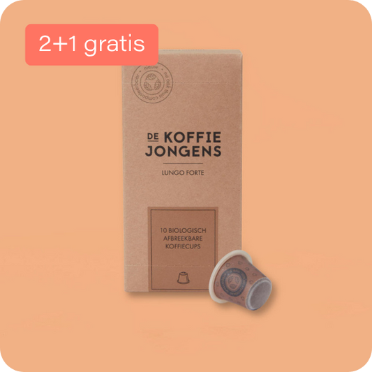 Bio Lungo forte koffie cups, 10 stuks