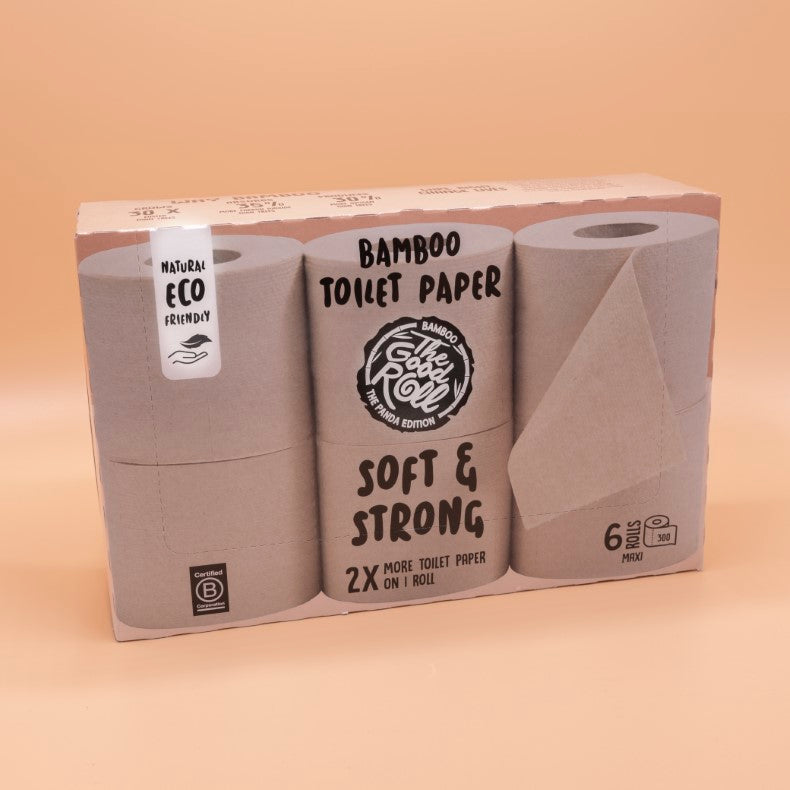 Toiletpapier 6 stuks, bamboe