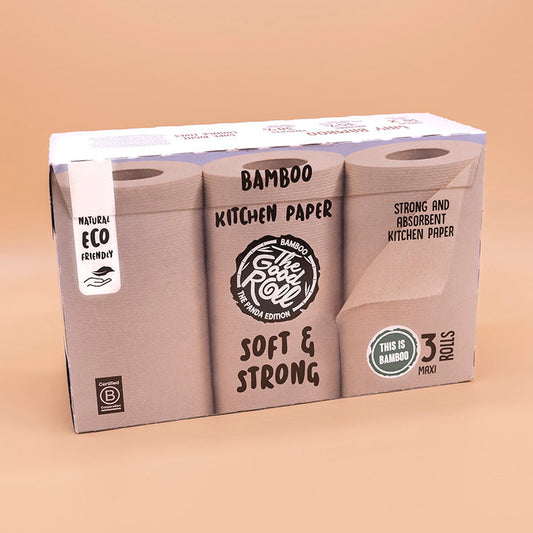 Keukenpapier 3 stuks, bamboe