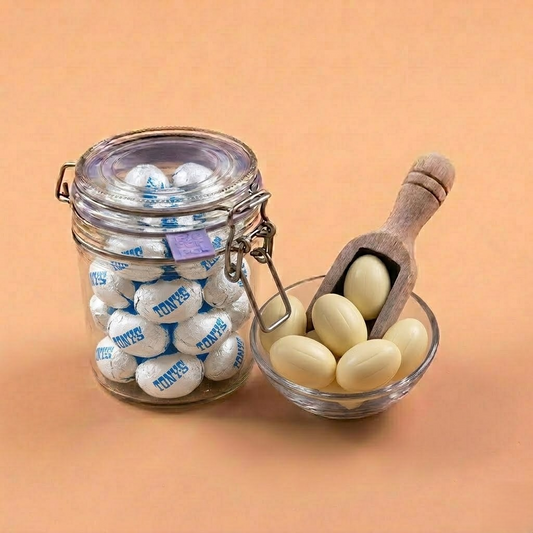 Verpieter me niet, Tony's Paaseitjes Witte chocolade