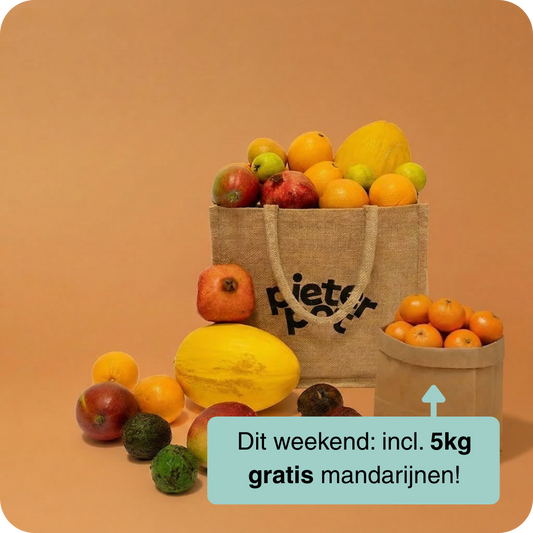 Fruittas (bezorgd op wo & do)