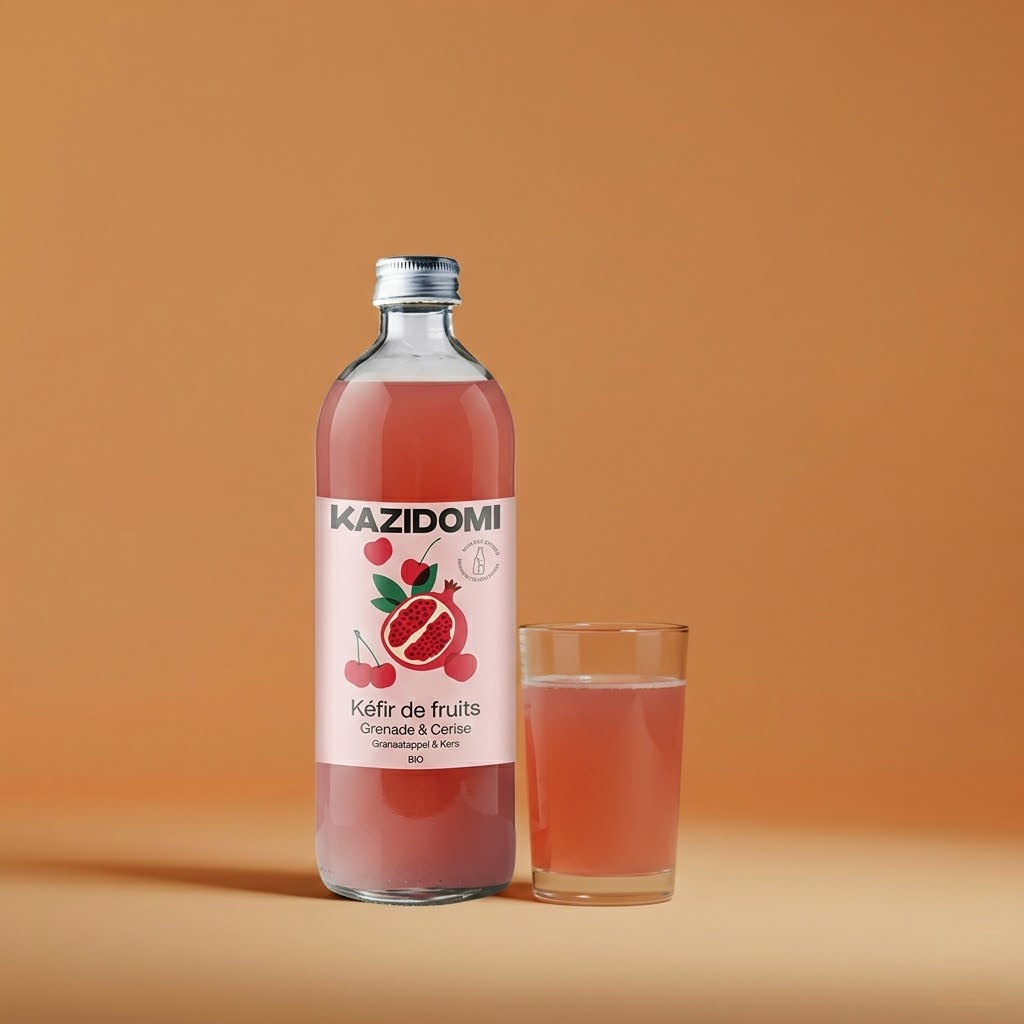 Kazidomi Bio Granaatappel Kers Kefir