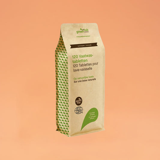 Vaatwastabletten plasticvrij, Ecocert (120 st)