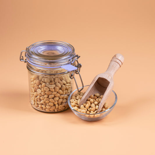 Bio pinda's, geroosterd en gezouten