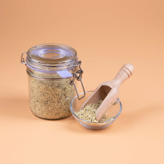 Bio hennepzaad, gepeld