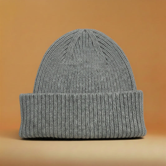 Muts van Merino- en Alpacawol, lichtgrijs