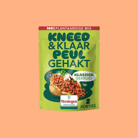 Verpieter me niet - Kneed&Klaar Vegan Peulgehakt - Klassiek gekruid