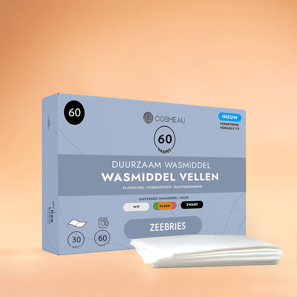 Wasstrips voor gekleurde/bonte was (met geur) 60 wasjes