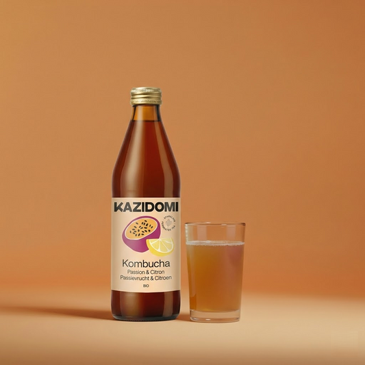 Bio Kombucha Passievrucht & Citroen