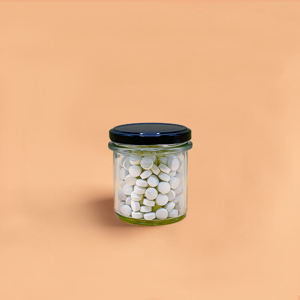 Tandpasta tabletten, met fluoride