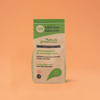 Vaatwastabletten plasticvrij, Ecocert (120 st)