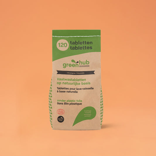 Vaatwastabletten plasticvrij, Ecocert (120 st)