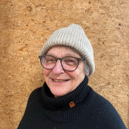 Merinowol muts, zandkleur