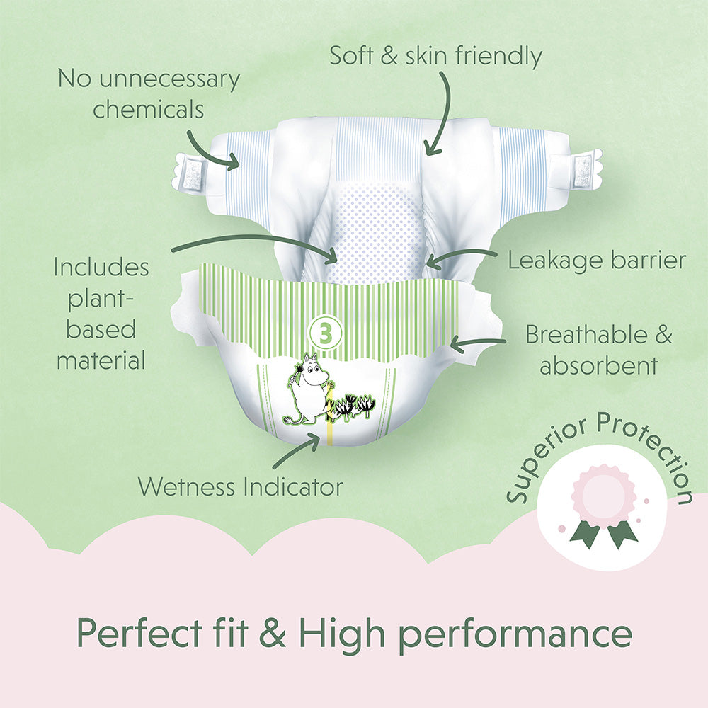 Moomin Baby luiers maat 3 (5-8 kg)