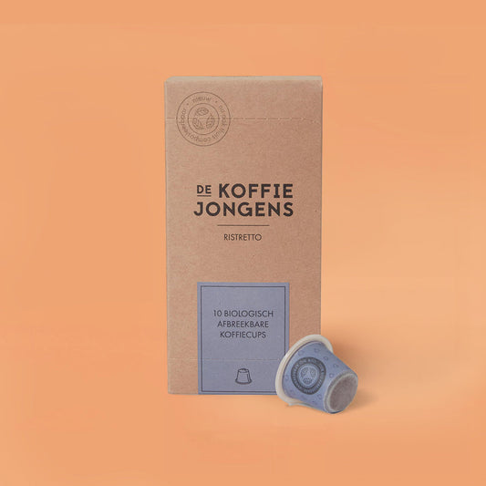Bio Ristretto koffie cups, 10 stuks