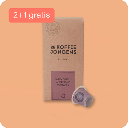 Bio Espresso koffie cups, 10 stuks