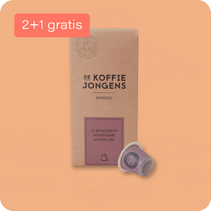 Bio Espresso koffie cups, 10 stuks