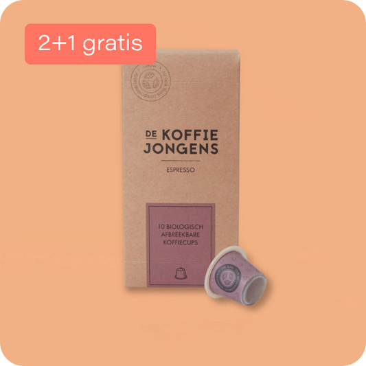 Bio Espresso koffie cups, 10 stuks