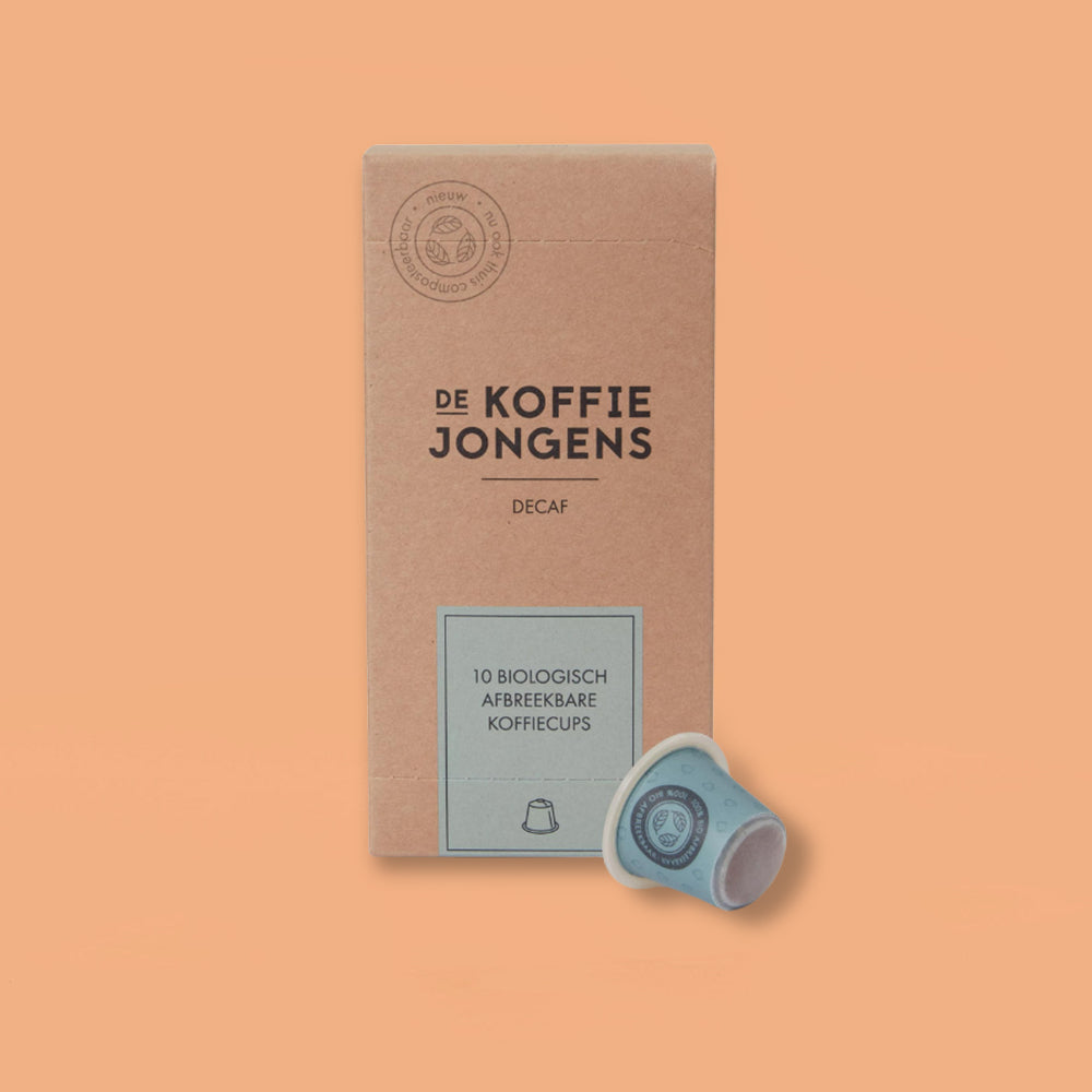 Bio Decaf koffie cups, 10 stuks