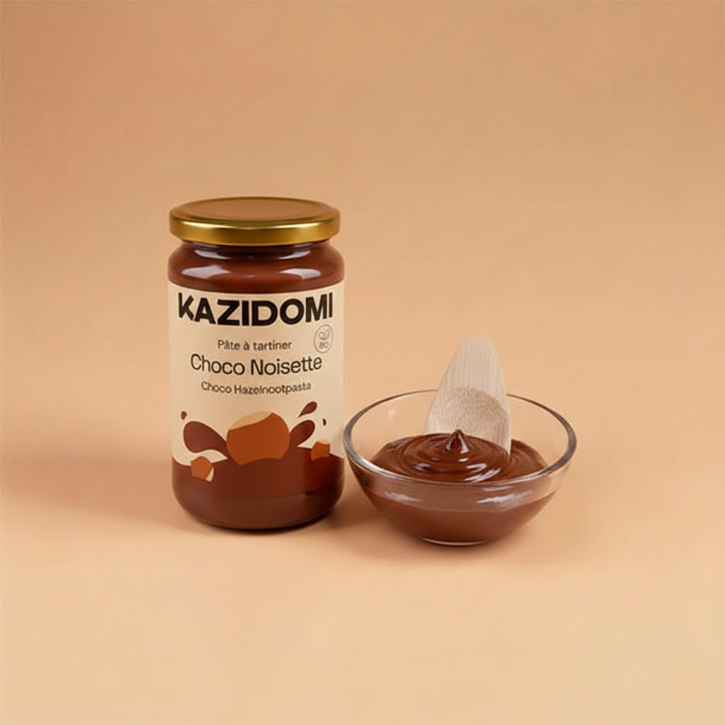 Bio Chocolade Hazelnootpasta