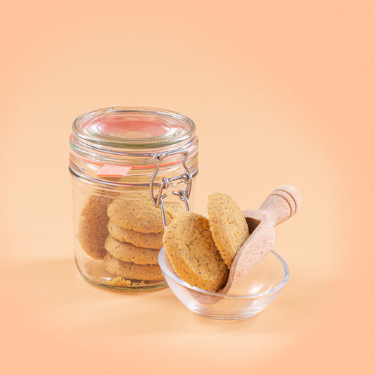 Bio maanzaad citroen koekjes