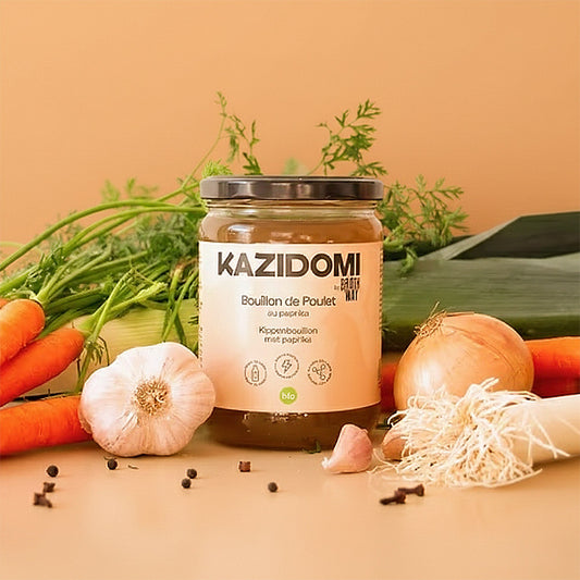 Bio Kippenbouillon met Paprika