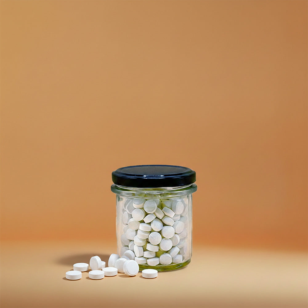 Tandpasta tabletten, met fluoride